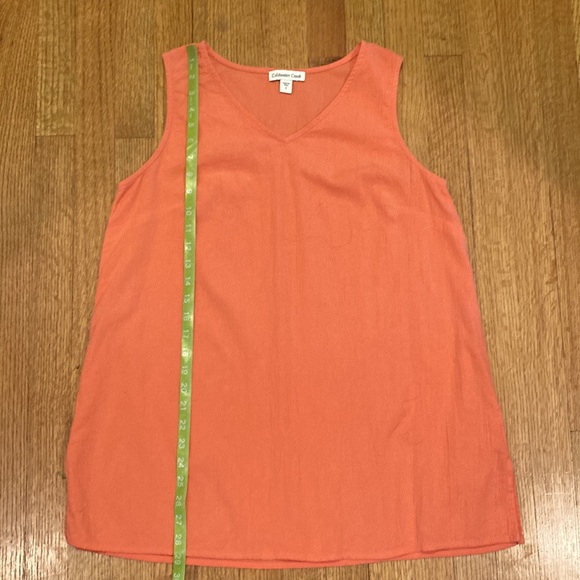 Coldwater Creek Coral Tunic Top Size Small - Picture 8 of 9